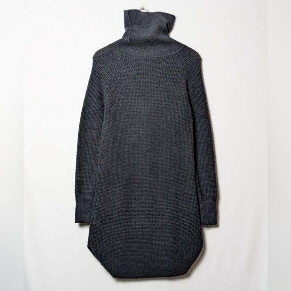 WILFRED Bianca Dress Sweater Long Sleeve Mini Grey Aritzia XS - Picture 7 of 11